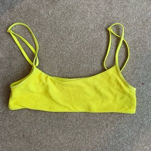 Frankies bikinis “lemon drop” top!